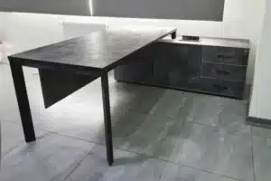 میز اداری مدرن نیلپر پایه فلزی مثلثی