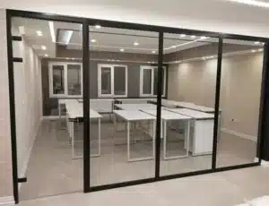 پارتیشن آلومینیومی شیشه ای فریم دار E200-2