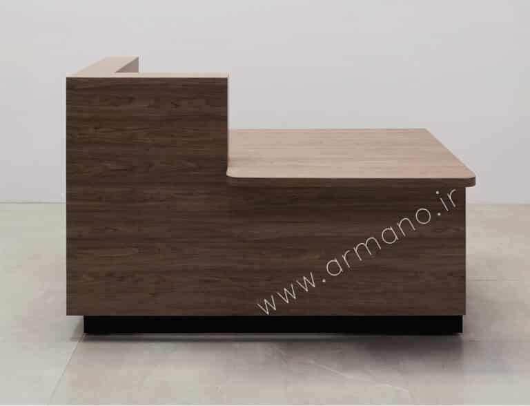 میز کانتر پذیرش مدرن رنگ سفید Co128