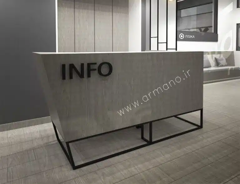 طرح جدید میز کانتر منشی فلزی Co 123