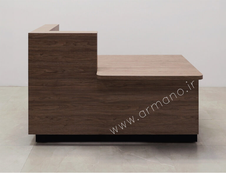 میز کانتر پذیرش مدرن رنگ سفید Co128