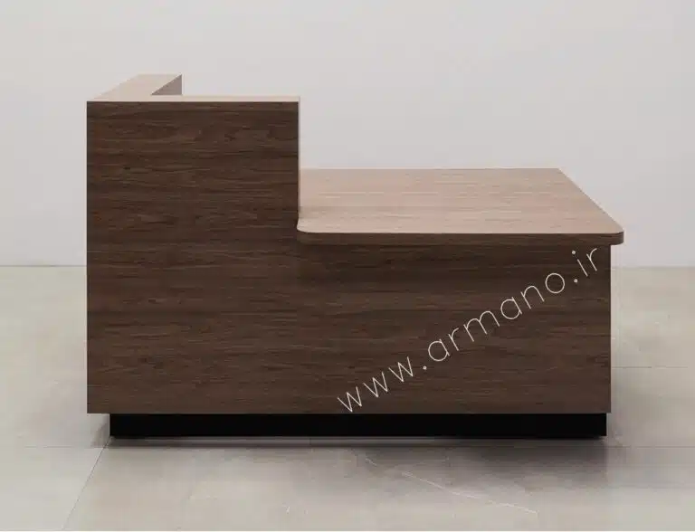 میز کانتر پذیرش مدرن رنگ سفید Co128