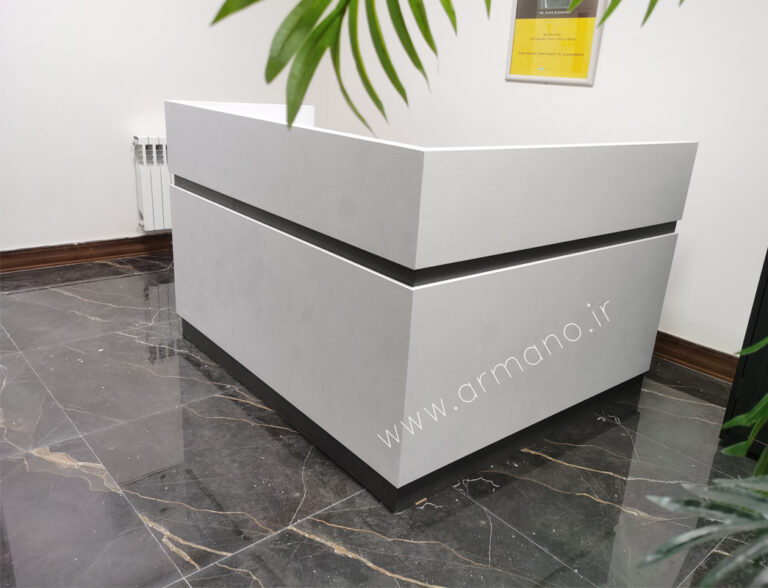 میز کانترمنشی اداری ال شیک و مدرن Co113