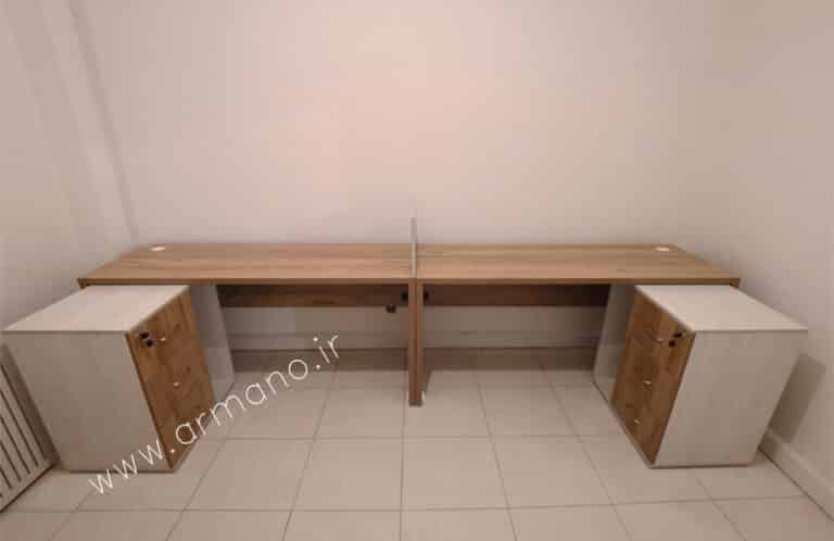 Office Desk 2 Person ام دی اف میز کار دونفره Ws118