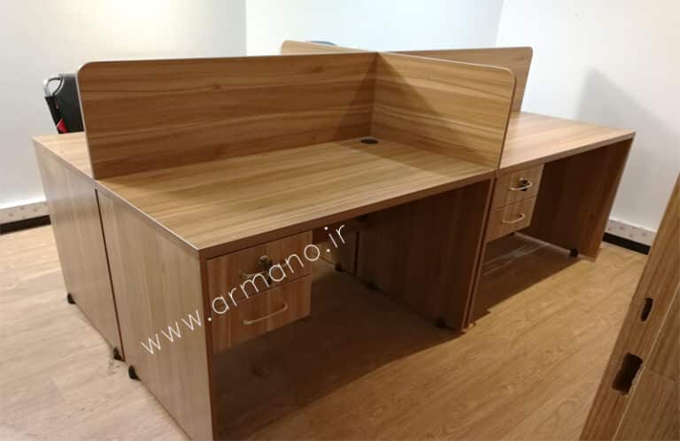 Office Desk 4 Person ام دی اف میز کار 4نفره Ws119
