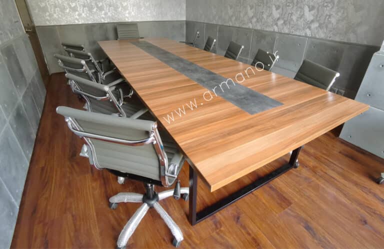 میز کنفرانس پایه فلزی 10نفره Cf127 Conference Table