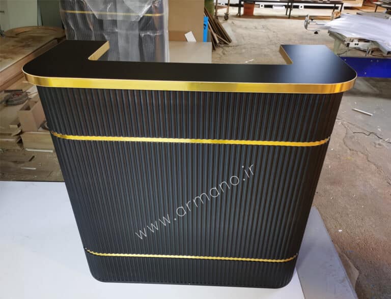 کانتر کوچک مغازه قوس دارCo150 مشکی
