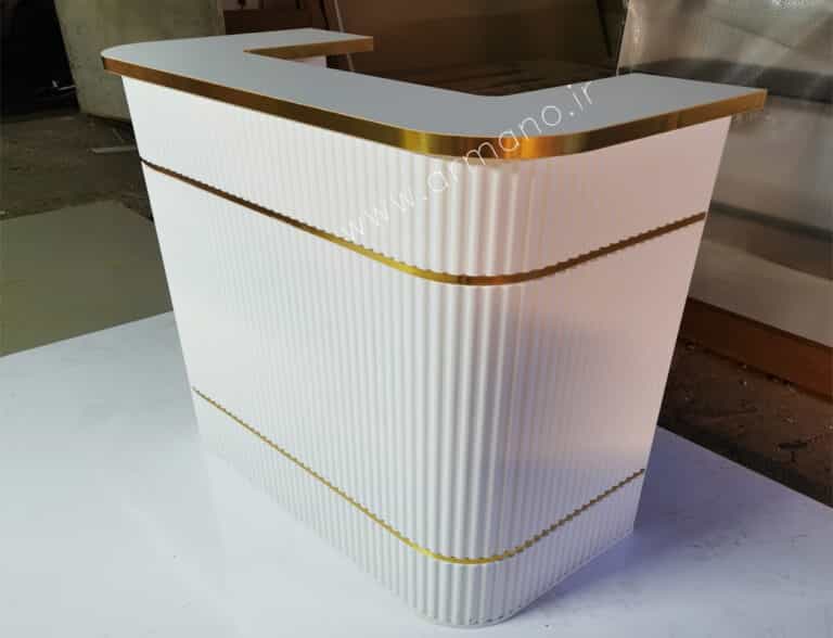 کوچک مغازه نمایشگاهی سفیدSmall Shop Counterco150