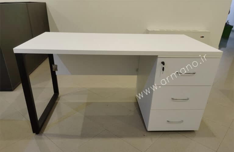 میز تک پایه فلزی با فایل E 109