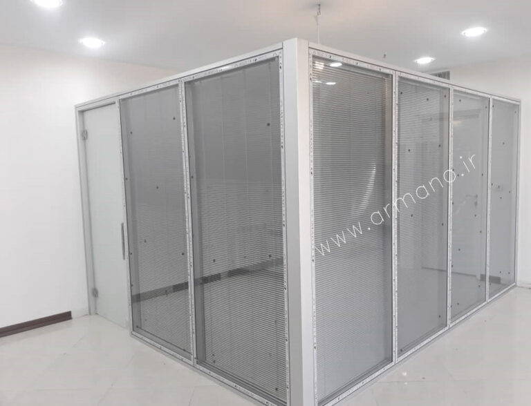 پارتیشن ام دی اف اداری 17 پارتیشن دو جداره آلومینیومی C200
