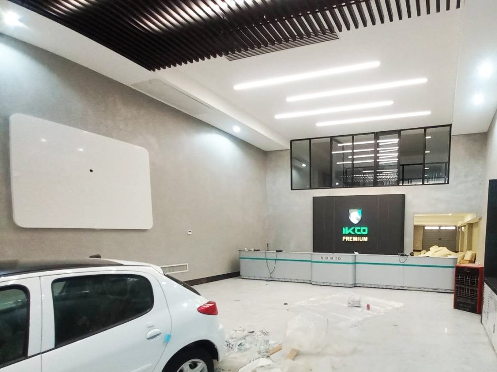 تجهیز کانتر نمایندگی ایران خودرو ایساکو12