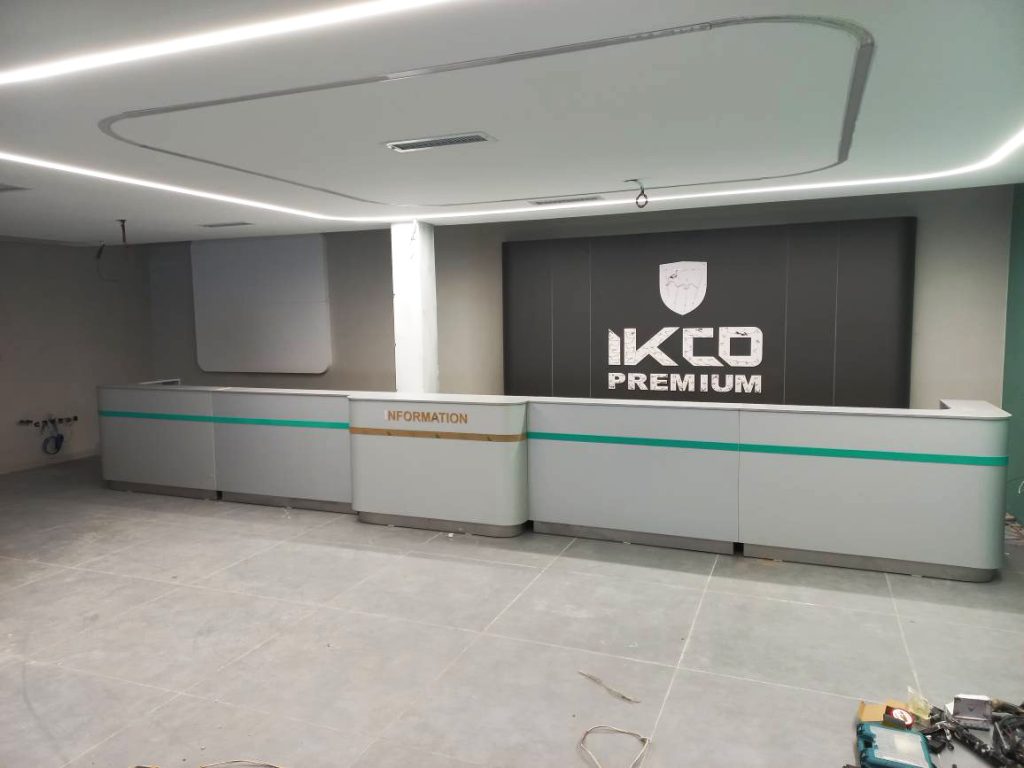 تجهیز کانتر نمایندگی ایران خودرو ایساکو15