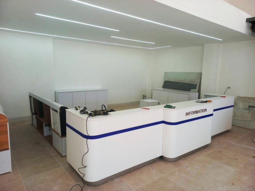 تجهیز کانتر نمایندگی ایران خودرو ایساکو4